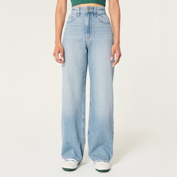 ULTRA HIGH RISE BAGGY JEANS - Picture 1 of 6